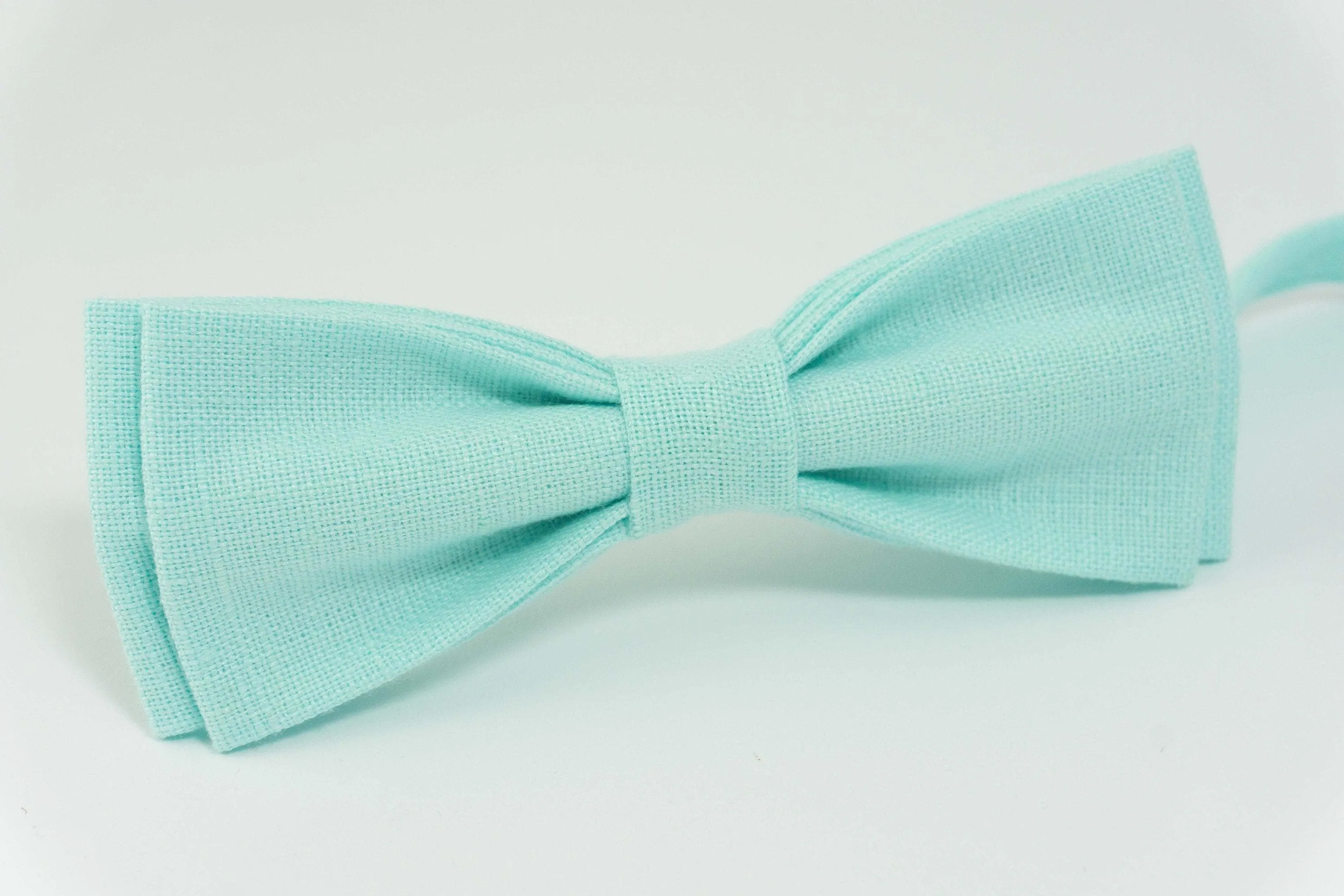 Mint wedding bow tie |  mint groom bow ties