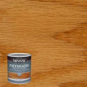 Minwax PolyShades Semi-Transparent Gloss Classic Oak Oil-Based Stain/Polyurethane Finish 1 qt