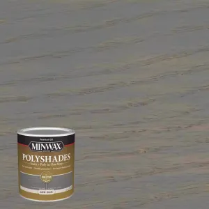 Minwax Polyshades Semi-Transparent Satin Slate Oil-Based Stain/Polyurethane Finish 1 qt