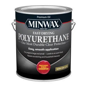 Minwax Semi-Gloss Clear Oil-Based Fast-Drying Polyurethane 1 gal