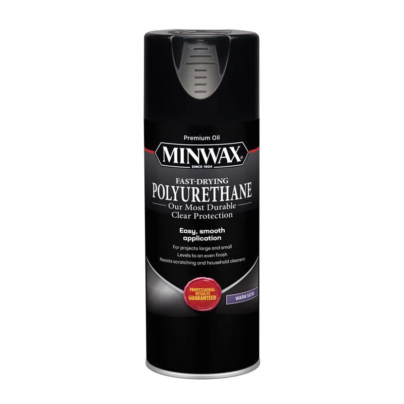 Minwax Warm Satin Clear Oil-Based Fast-Drying Polyurethane Spray 11.5 oz