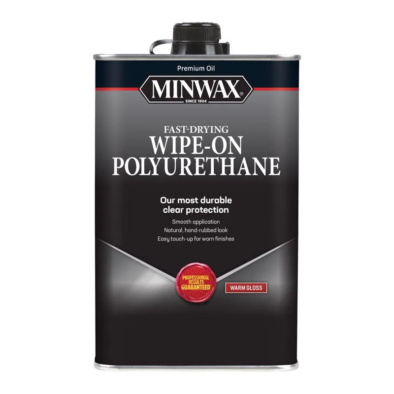 Minwax Wipe-On Poly Gloss Clear Polyurethane 1 qt