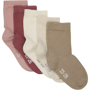 Minymo Rose Cloud Ankle socks - multi (5-pack)