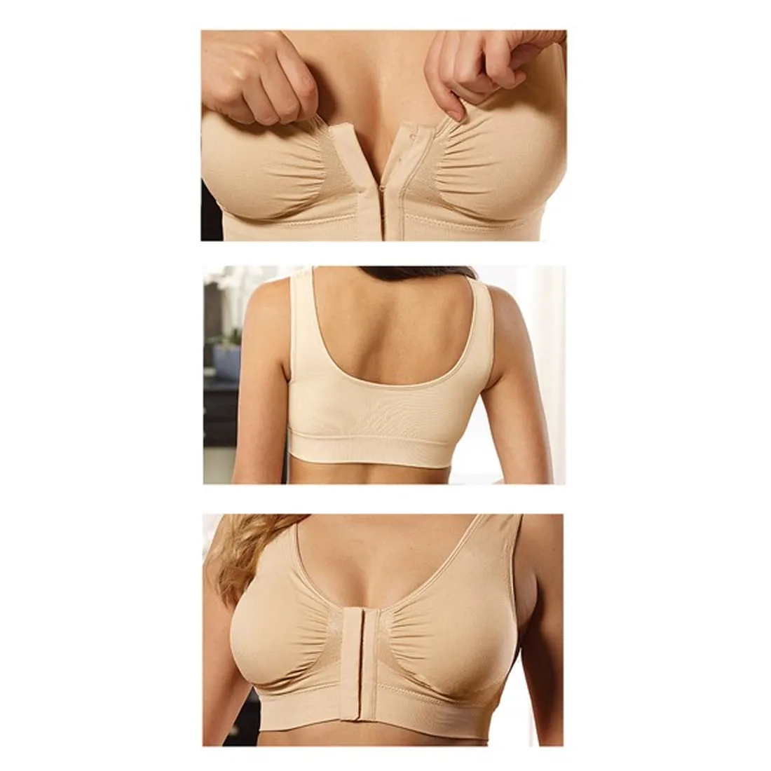 Miracle Bamboo Comfort Bra Deluxe - Set of 3 - 2XL (40”–42”)