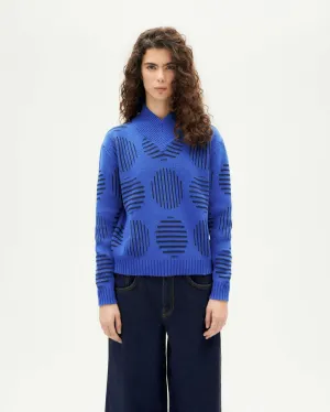 Miranda Merino Wool Japan Sweater Blue