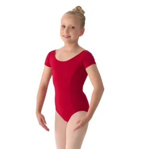 Mirella Girl's Cap Sleeve Leotard