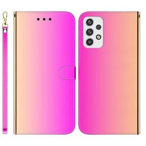 Mirror Samsung Galaxy A23 flip case - Rose