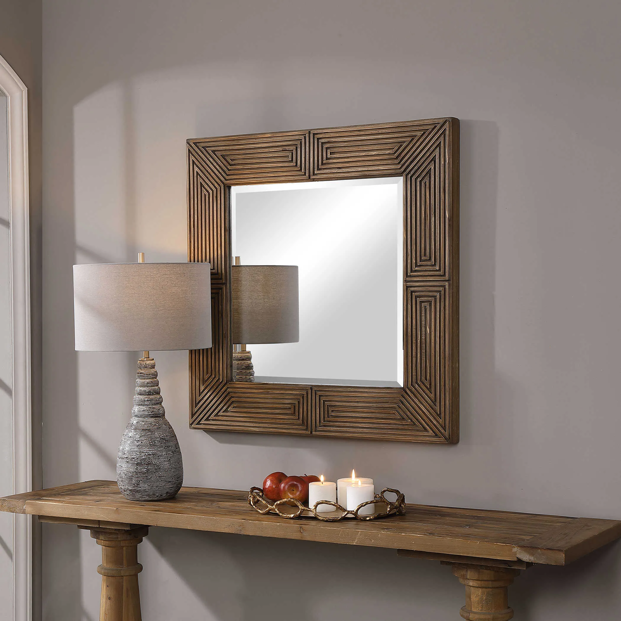 Mirror - Traveller's Square 36" (1 in stock)