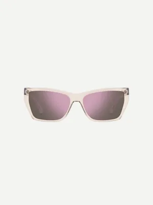 Mirrored Cat Eye Sunglasses in Pink