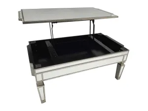 Mirrored coffee table » TV dinner » Lift top