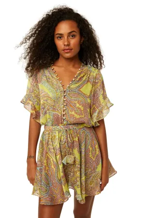 Misa - Para Top in Ischia Neon Paisley