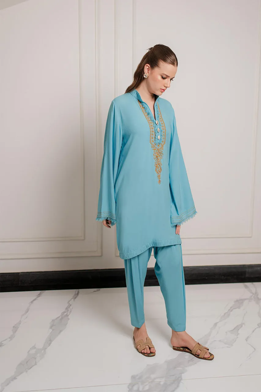 Misaal By Ayesha Somaya Linen Sets '24 - Liya