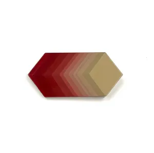 Misato Seki and Eri Asano - Extended Ombre Cube Layer Brooch