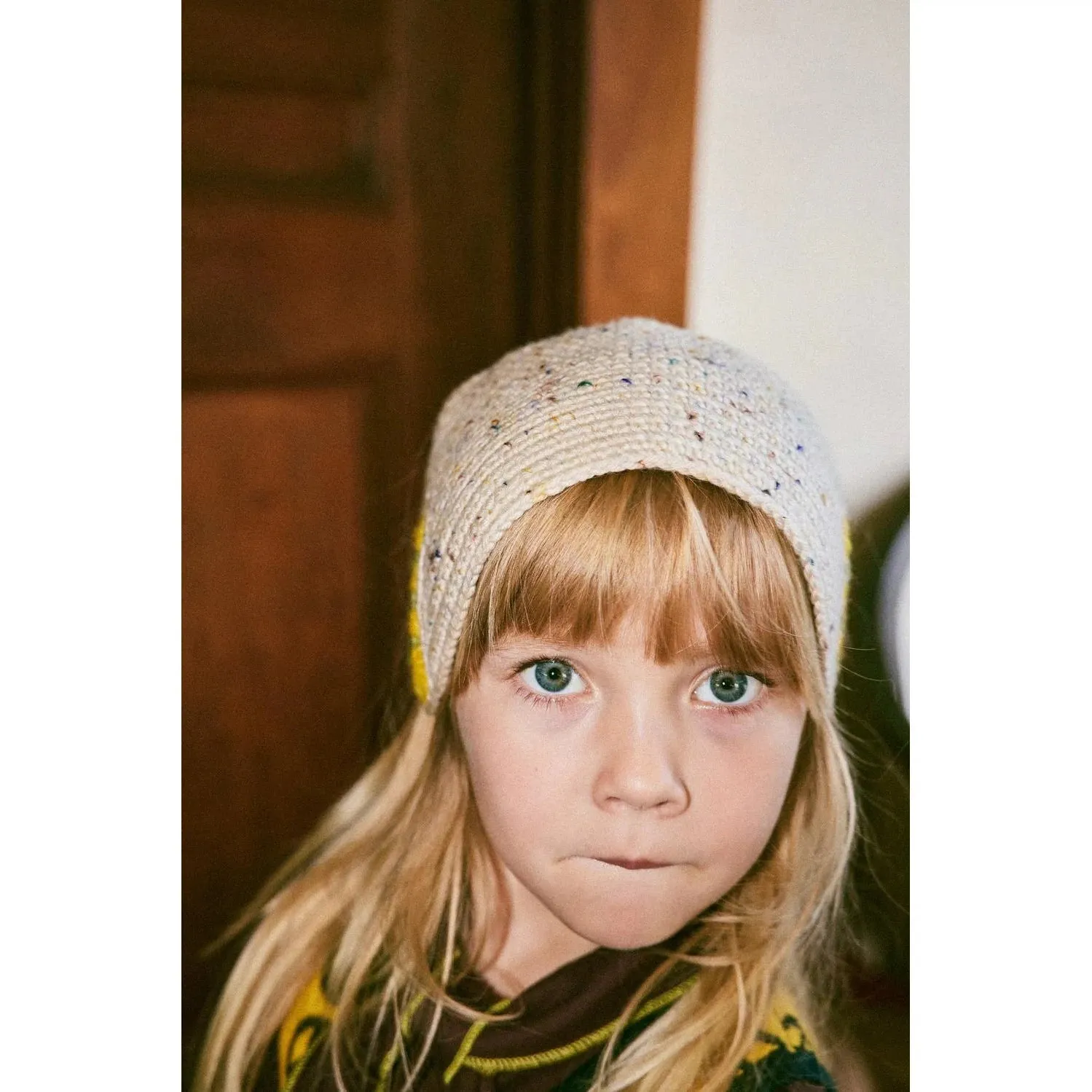 Misha & Puff - Crochet headwarmer - Iris Confetti