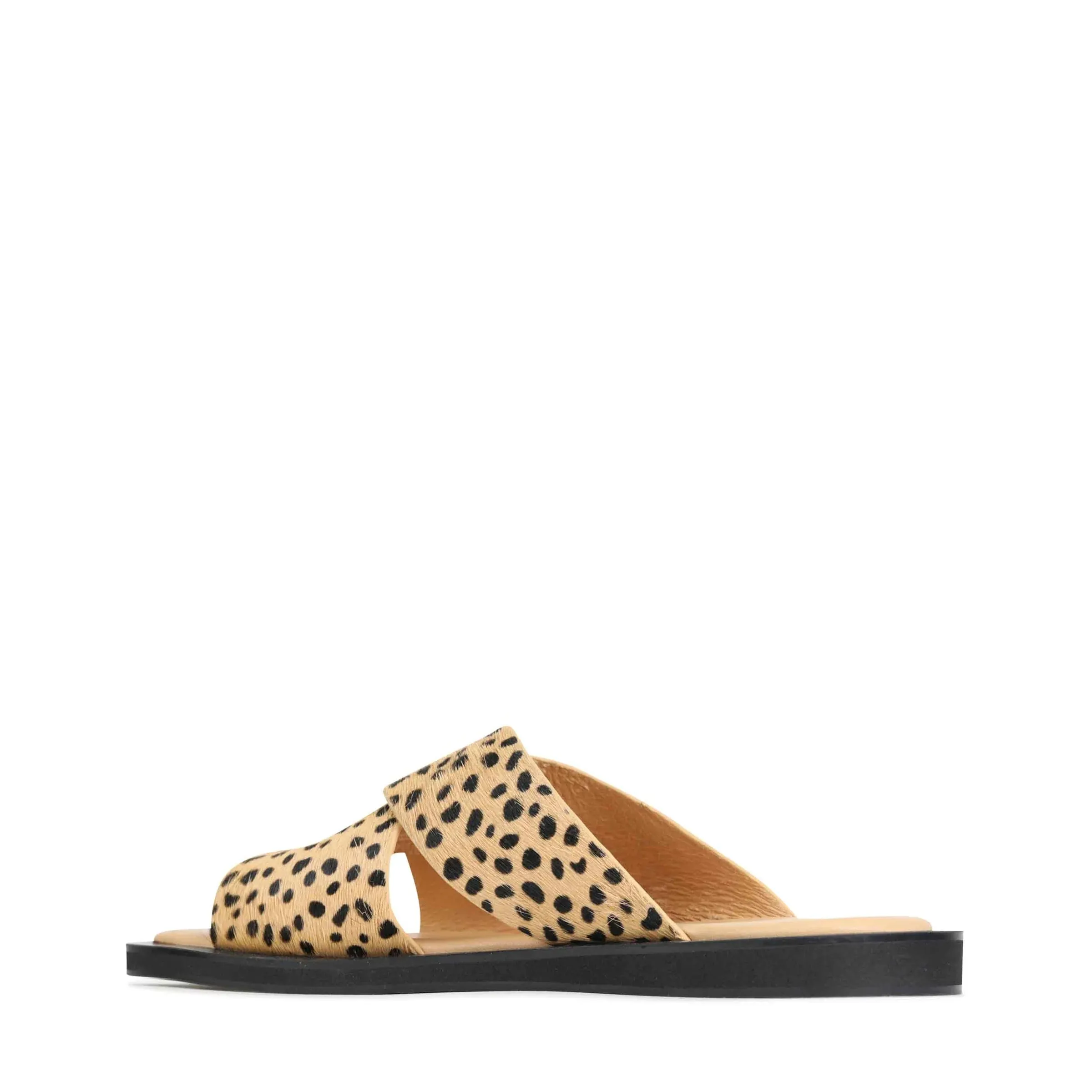 Mishk Slide in Cheetah Ponyhair