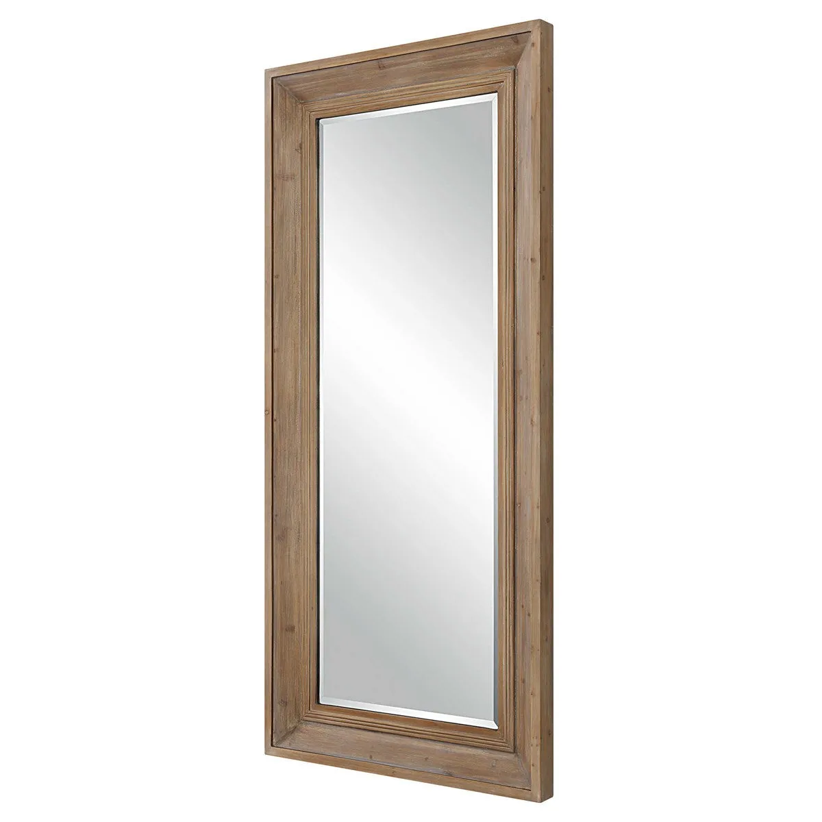 Missoula Large Natural Wood Mirror