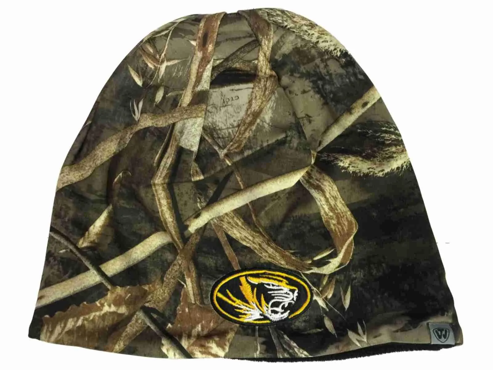 Missouri Tigers TOW Realtree Max5 Black Seasons Reversible Knit Beanie Hat Cap