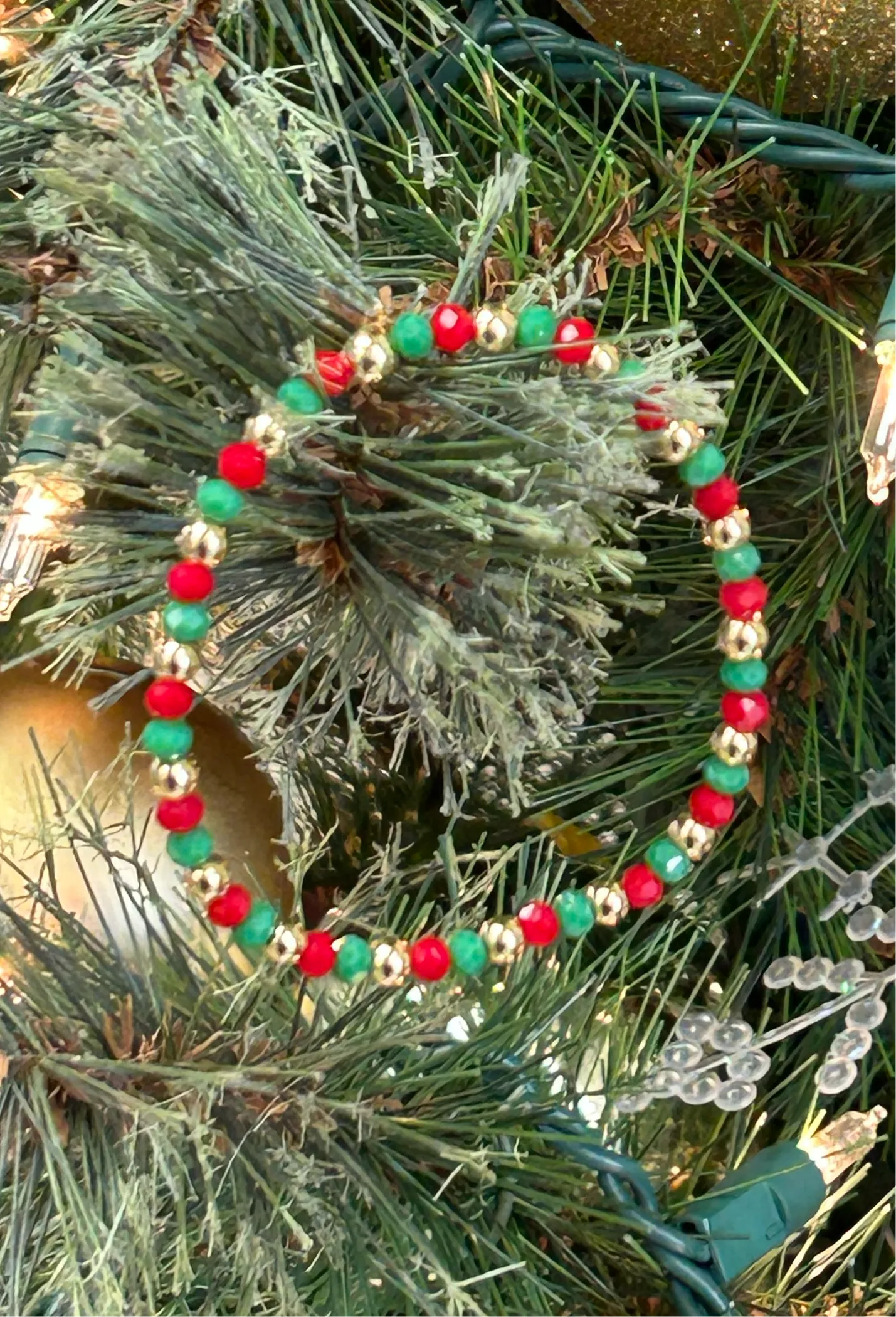 Mistletoe Gold Bracelet