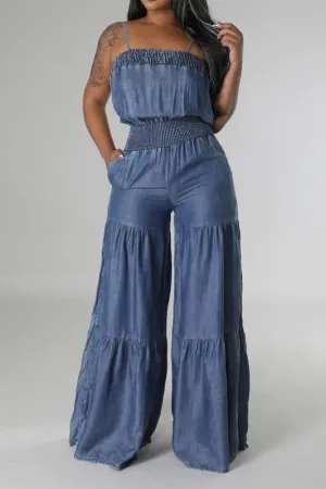 “Misty Bleu” Jumpsuit