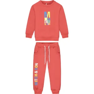 MITCH & SON - Red Logo Tracksuit - Red