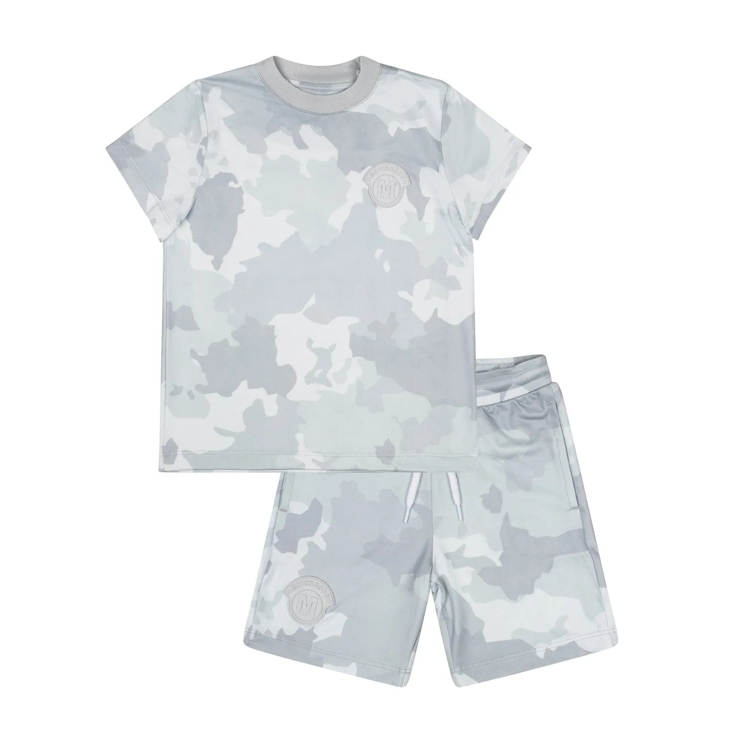 MITCH & SON - Wesley JNR Camo Jersey Set - Grey