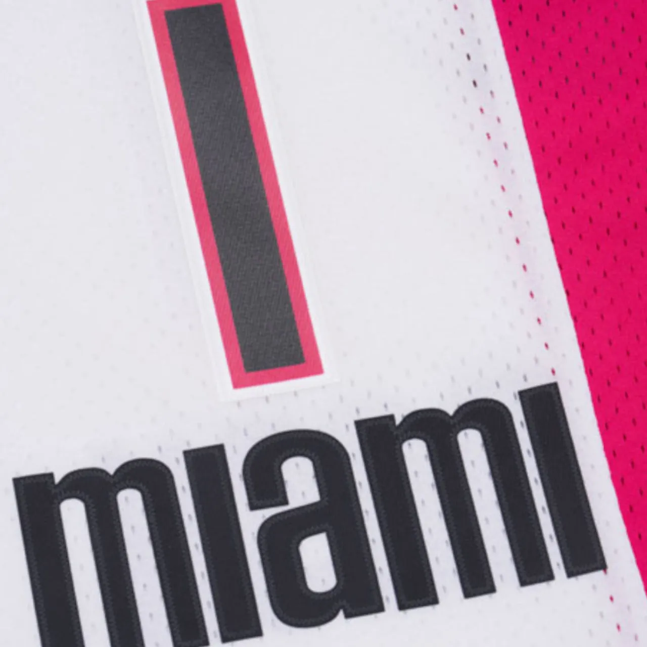 Mitchell and Ness Chris Bosh Miami Heat 2011-2012 Hardwood Classic Edition Swingman Jersey - White/Pink