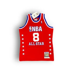 Mitchell and Ness Kobe Bryant Los Angeles Lakers 2003 NBA All-Star Game Western Team Authentic Jersey - Red #8