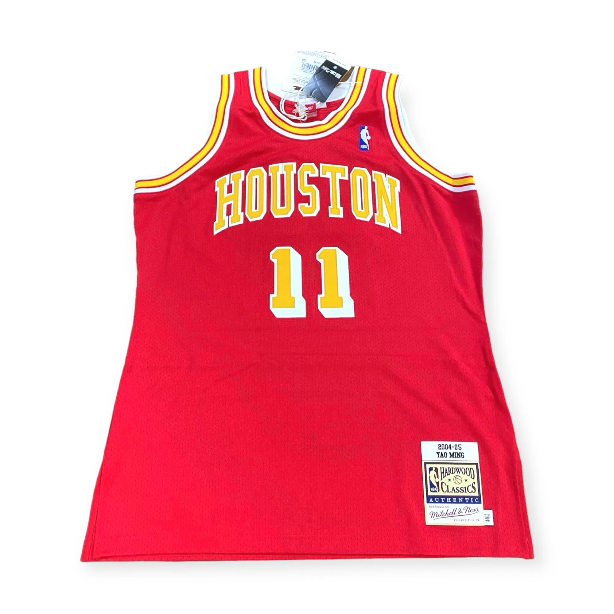 Mitchell&Ness Yao Ming Houston Rockets 2003-2004 Hardwood Classic Authentic Jersey - Red