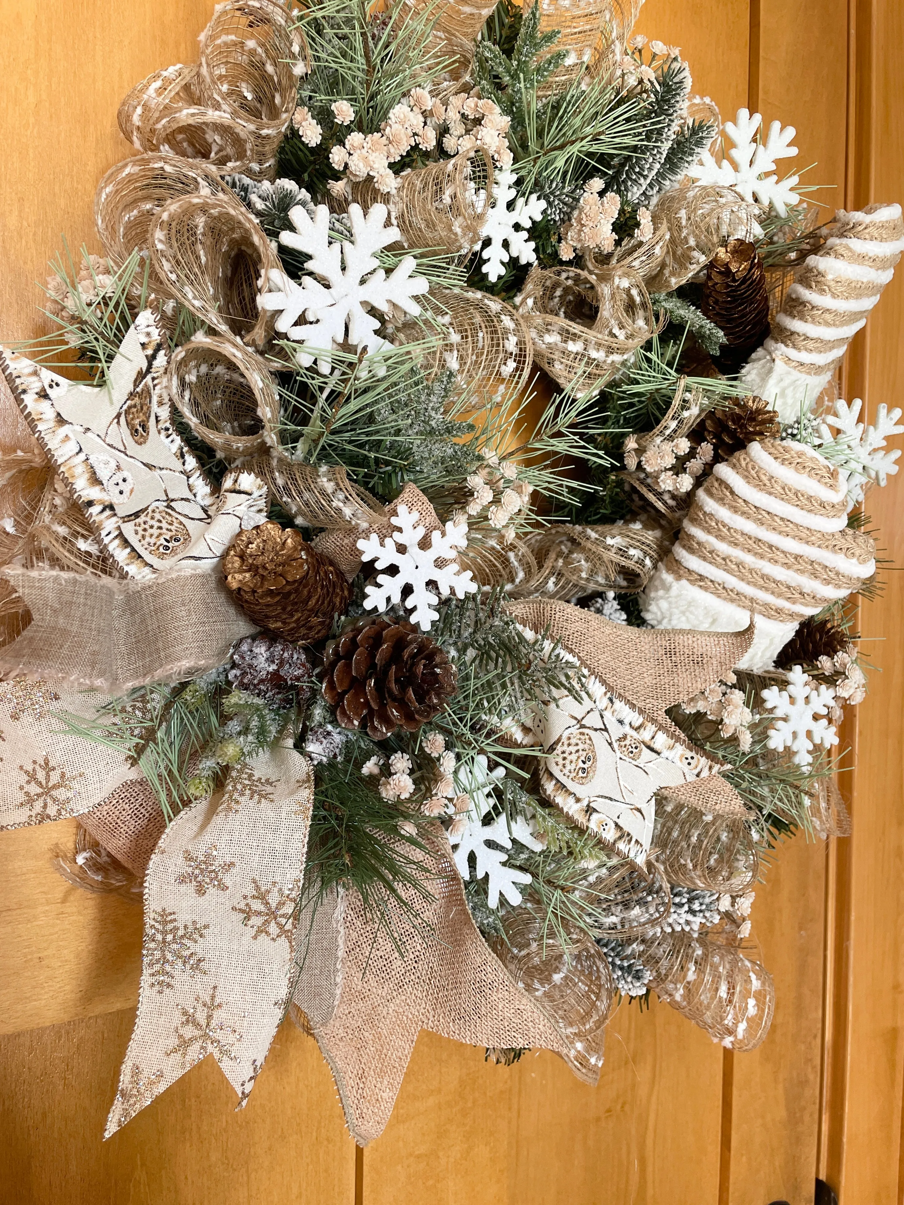 Mittens Winter  Rustic Wreath