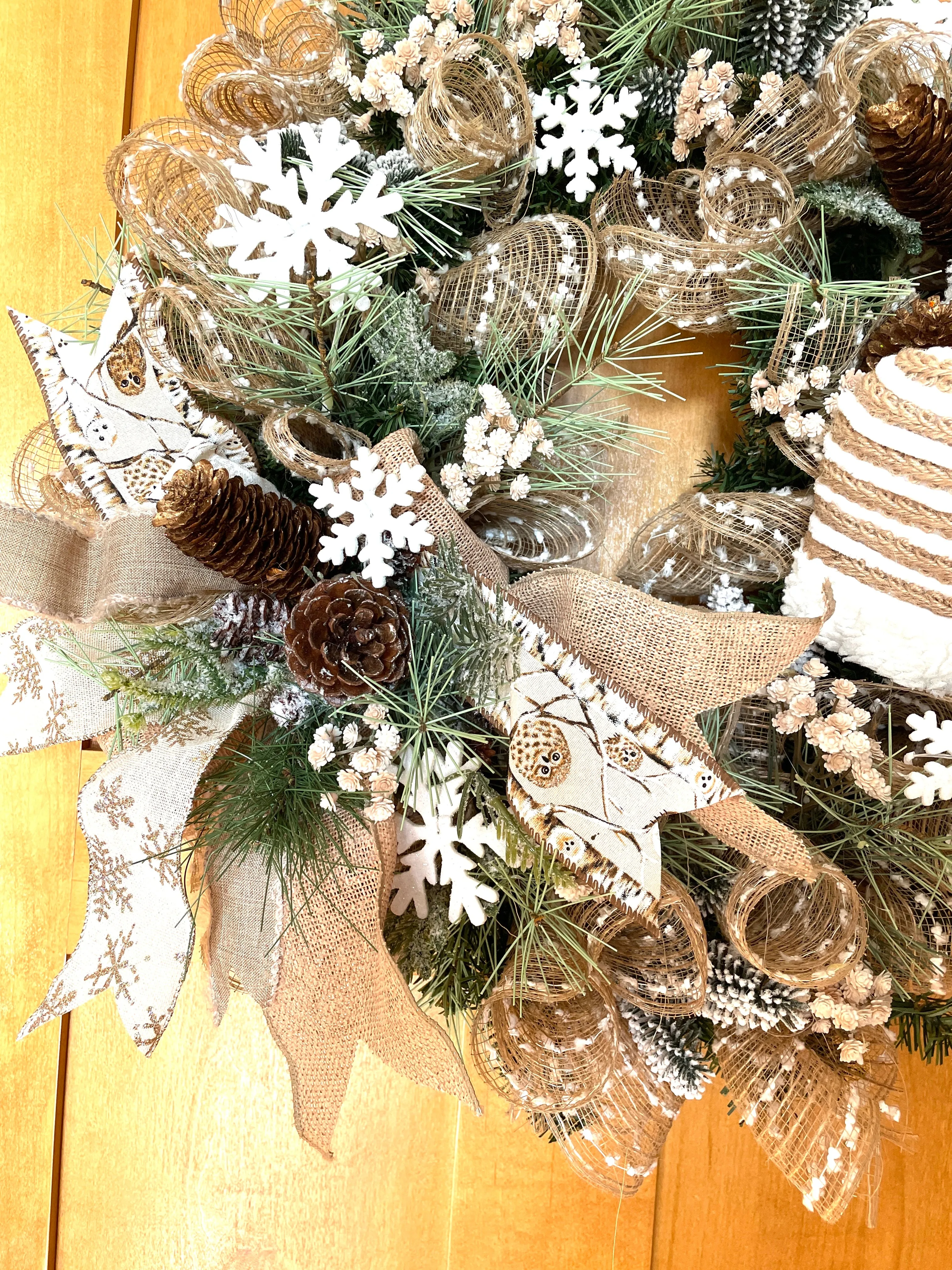 Mittens Winter  Rustic Wreath