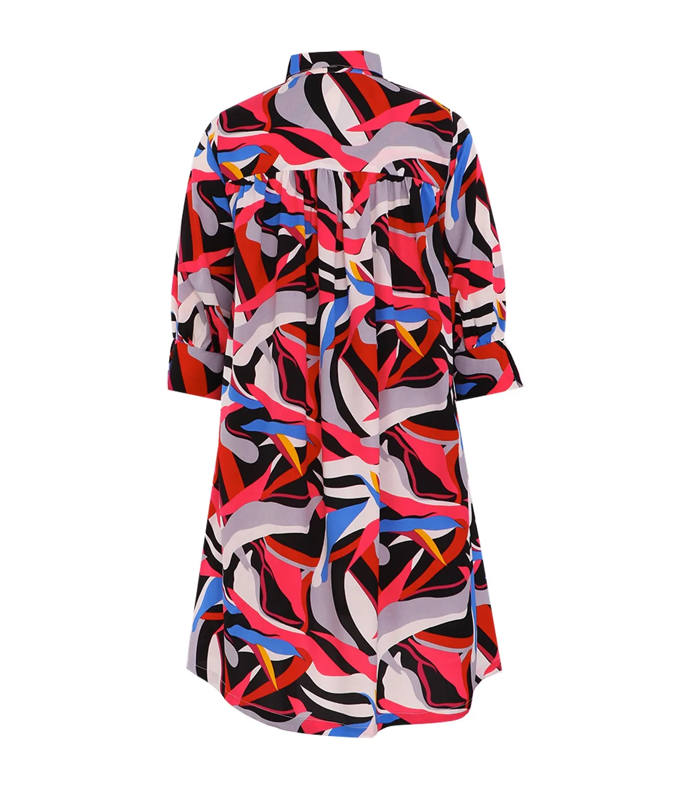 Mitty Swirl Shirt Dress Multi