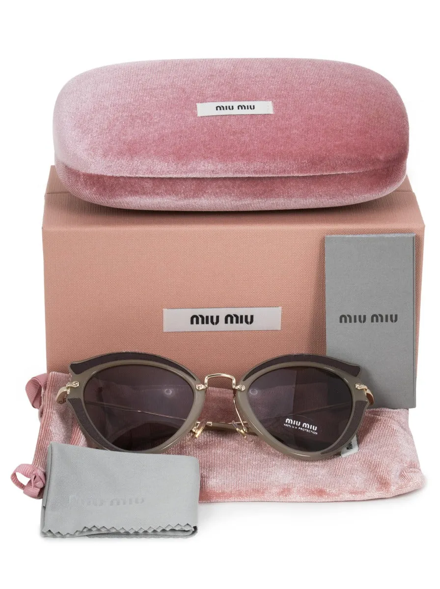 Miu Miu Cat Eye Sunglasses SMU05SS VHY6X1 52