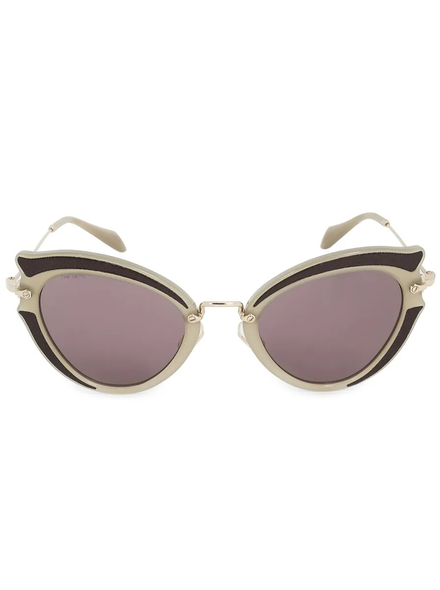 Miu Miu Cat Eye Sunglasses SMU05SS VHY6X1 52