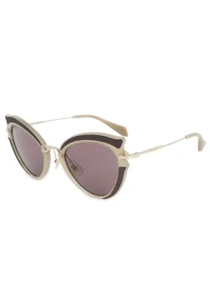 Miu Miu Cat Eye Sunglasses SMU05SS VHY6X1 52