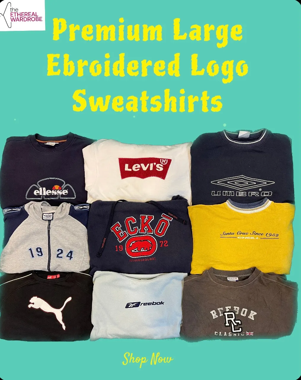 Mix brand premium Large Logo Sweatshirts