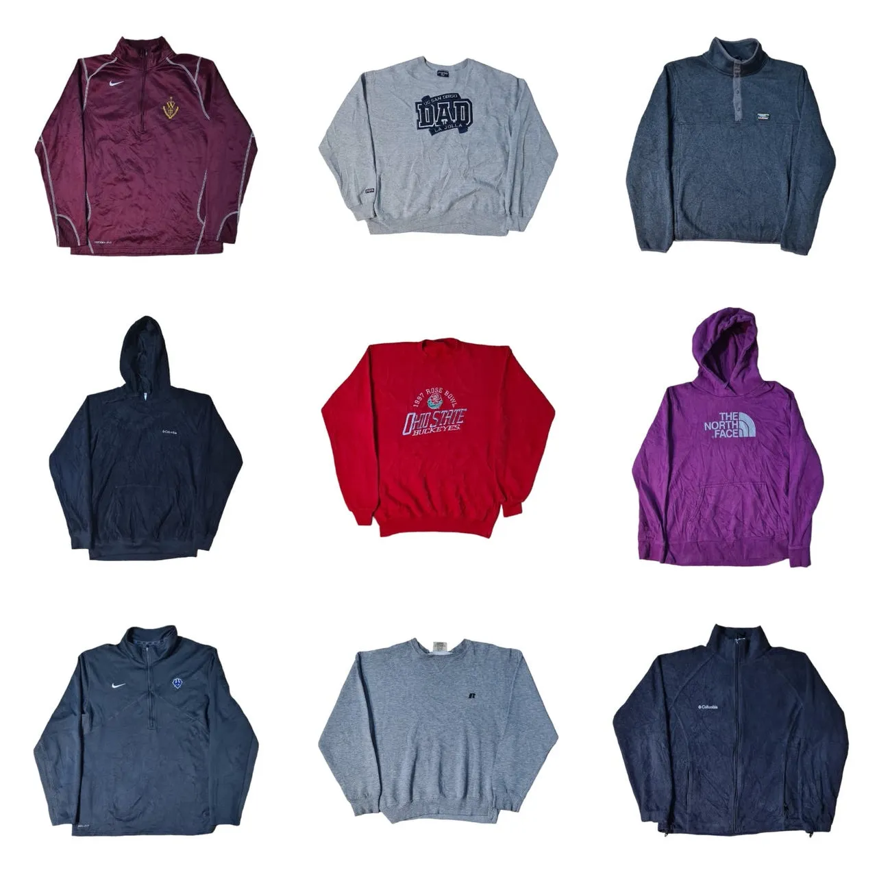 Mix Brand / Vintage Premium (10kg) Sweatshirts/Pullovers Bundle