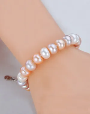 Mixed Color Freshwater Pearl Bracelet | Fashion Jewelry Wholesale