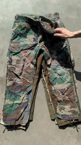 Mixed Vintage Military Camo Pants