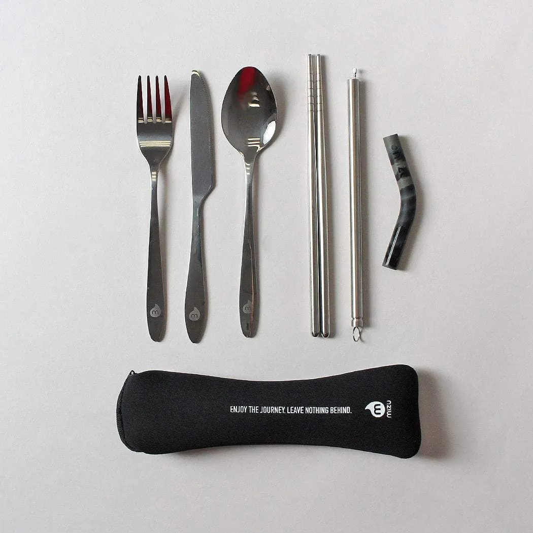 Mizu Cutlery Set With Straw