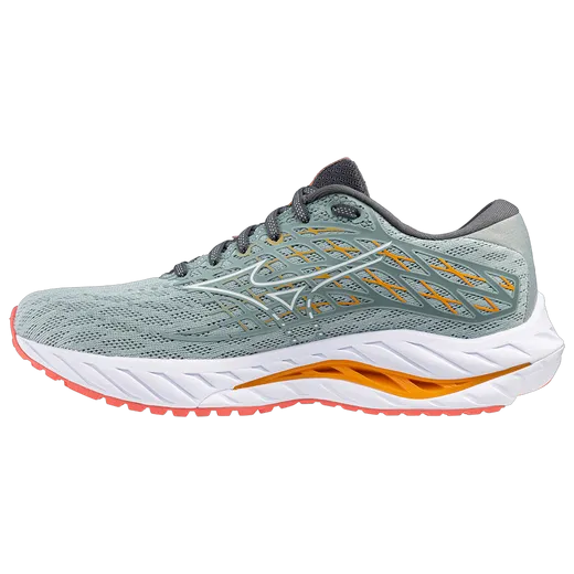 Mizuno | Wave Inspire 20 | Women's | Grey Mist/White