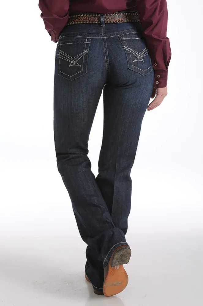 MJ80252072 - Cinch Women's Ada Relaxed Fit Jeans - Dark Stonewash