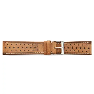 ML-222 Distressed Leather Regular Watch Strap With Colored Dots