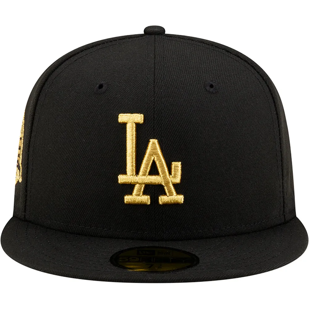 MLB Los Angeles Dodgers New Era Black & Gold 59FIFTY Fitted Hat