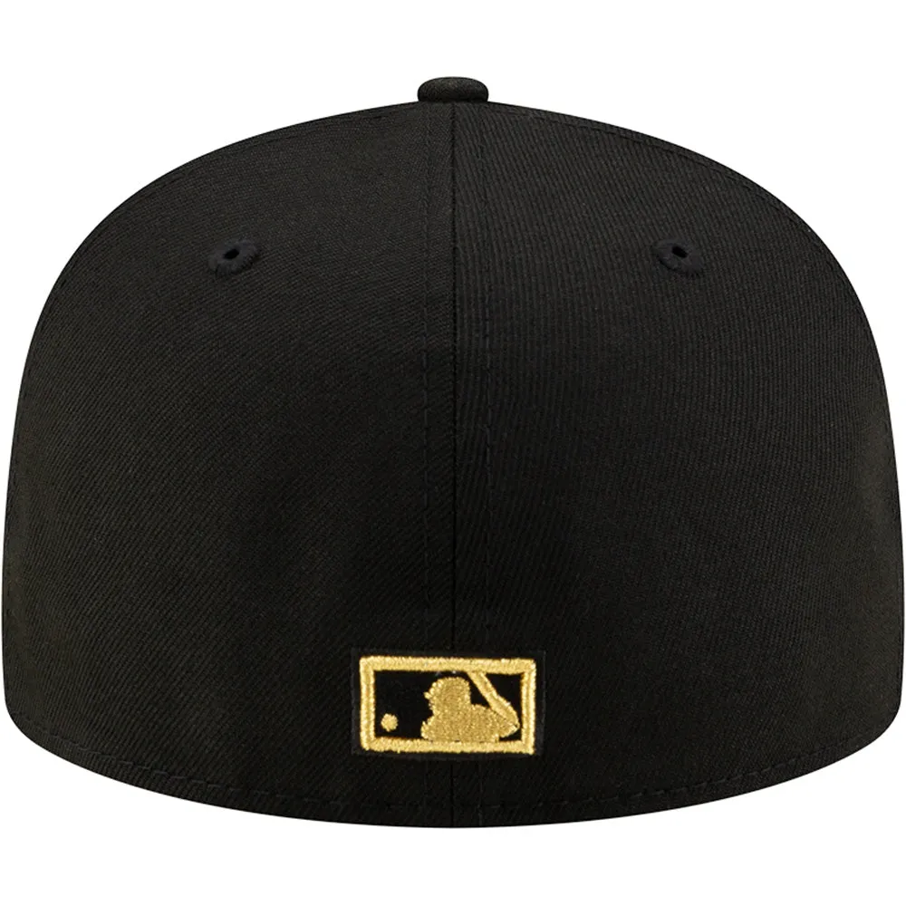 MLB Los Angeles Dodgers New Era Black & Gold 59FIFTY Fitted Hat