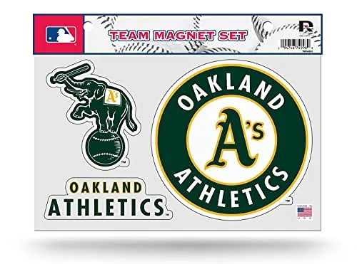 MLB Oakland Athletics Team Magnet Set