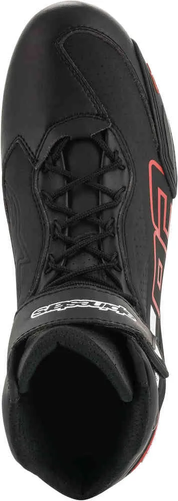 MM93 Austin Alpinestars Motorcycle Shoes Black/Red/White