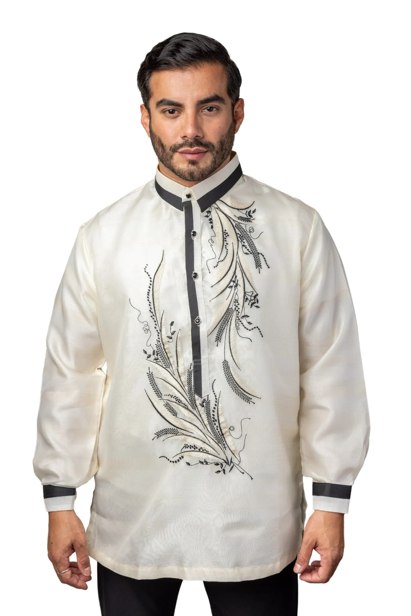 MO33 - Organza Pina Barong Tagalog with Lining