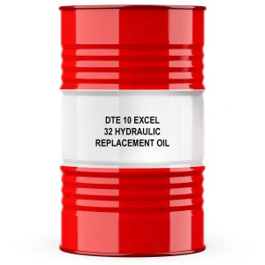 Mobil DTE 10 Excel 32 Hydraulic Replacement Oil by RDT - 55 Gallon Drum