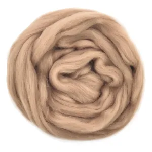 Mocha - Merino Wool Top Roving - 50 gram (1.75 oz) Ball - Color 702