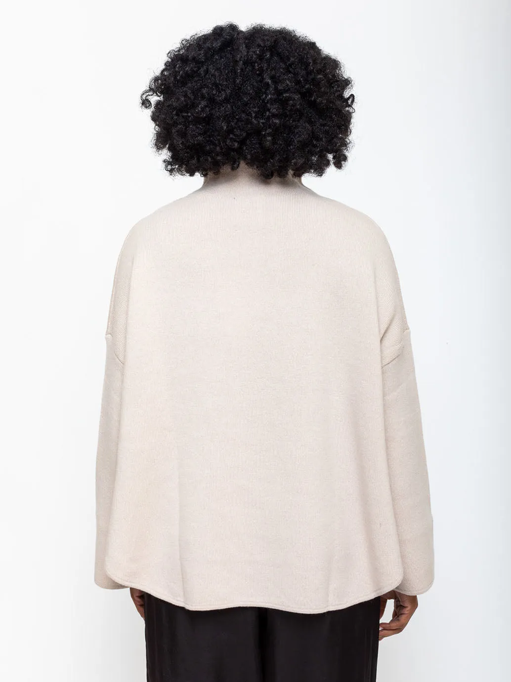 Mockneck Sweater - Porcelain